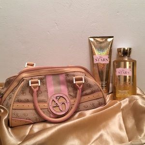 Cute Xoxo Bag and Bath and Body Wash with Lotion